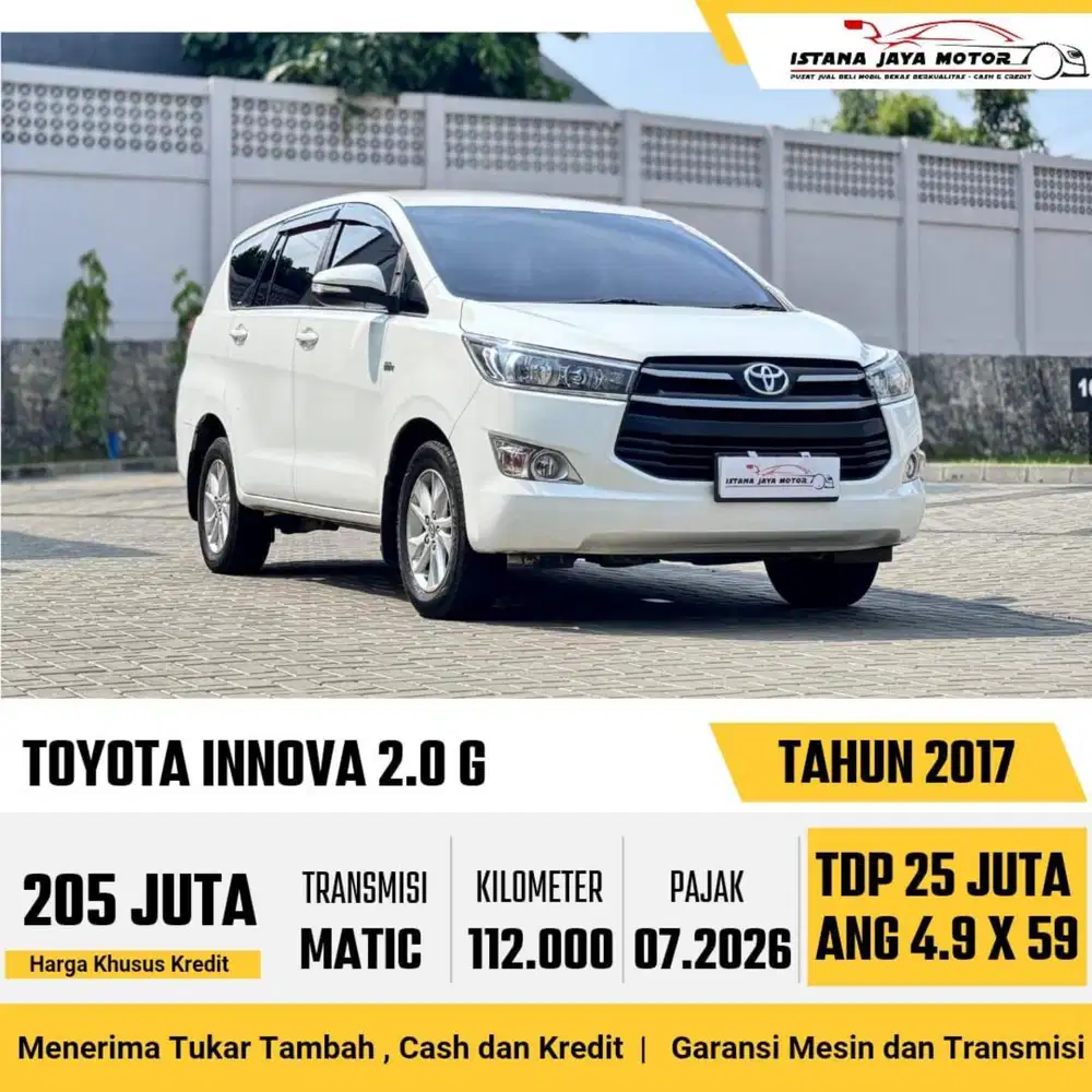 Toyota Kijang Innova 2.0 G AT 2017