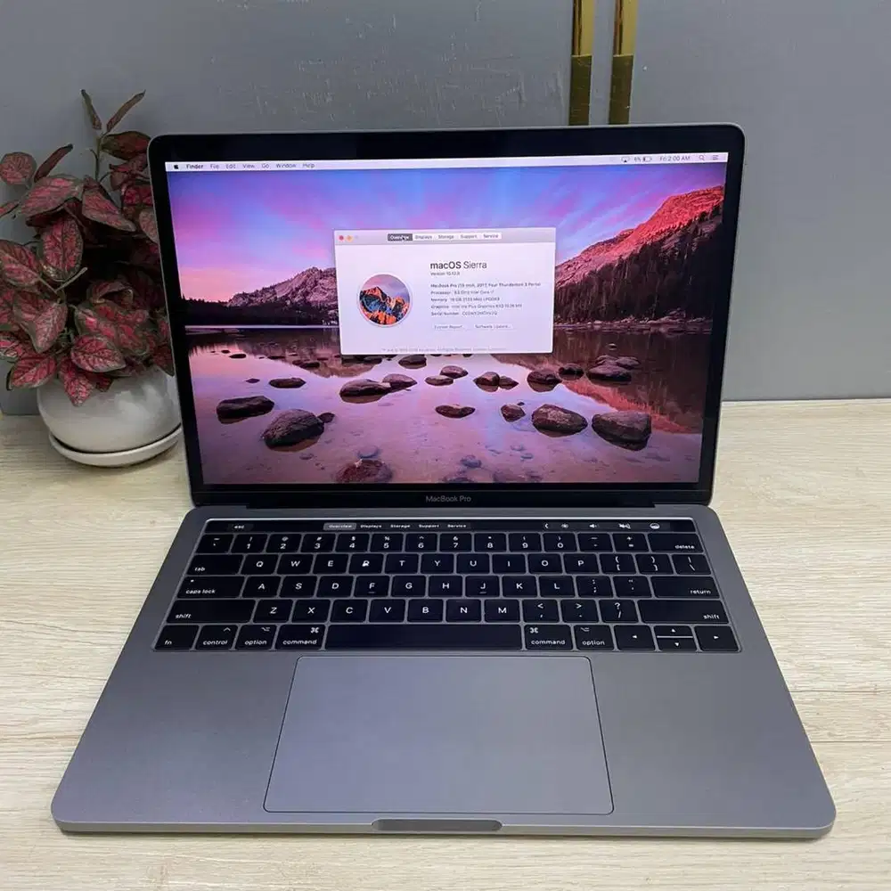 LAPTOP MACBOOK PRO A1706 DUAL CORE i7 TOUCHBAR RAM 16/512GB DL-ETM