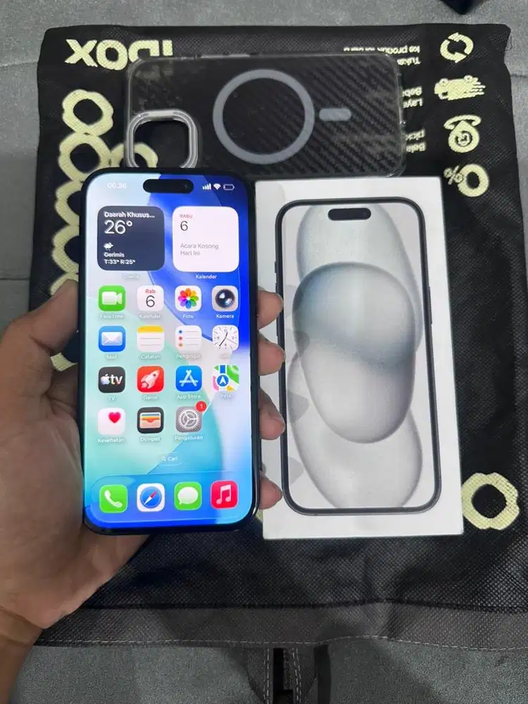 Iphone 15 128 GB IBOX Fullset Garansi 11 bulan lagi