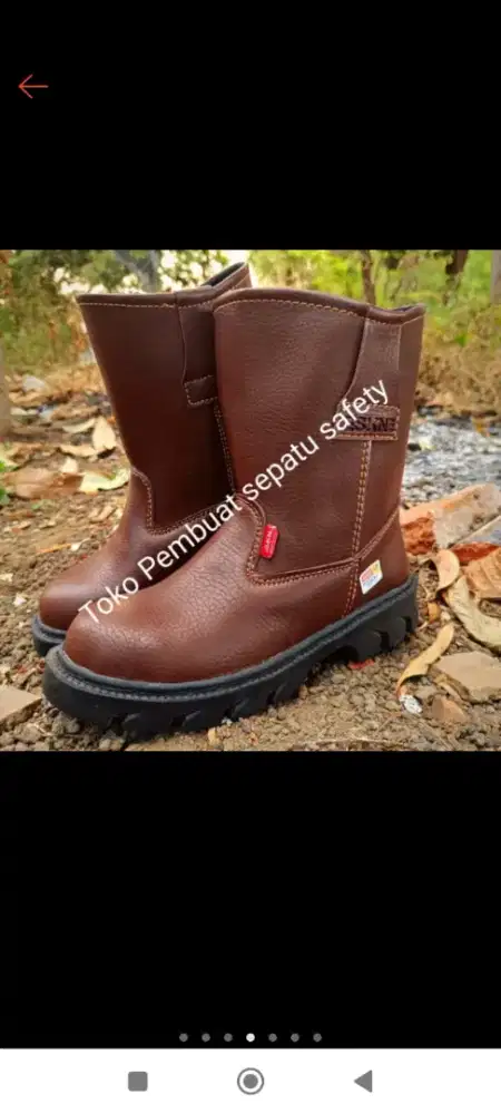 Ready Sepatu Safety bots uk 41 bayar COD