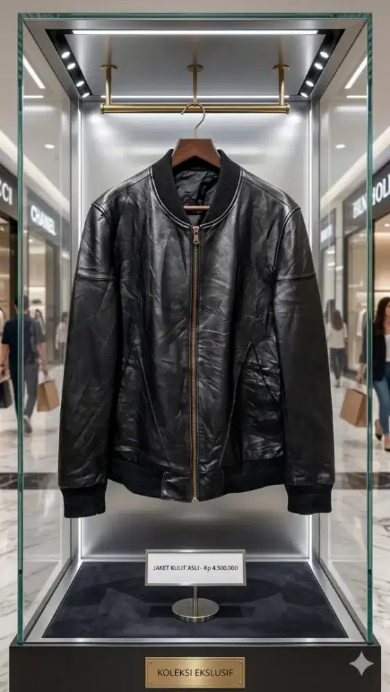 Jaket kulit asli