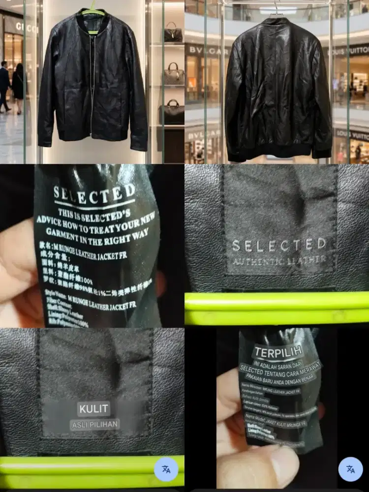 Jaket kulit asli