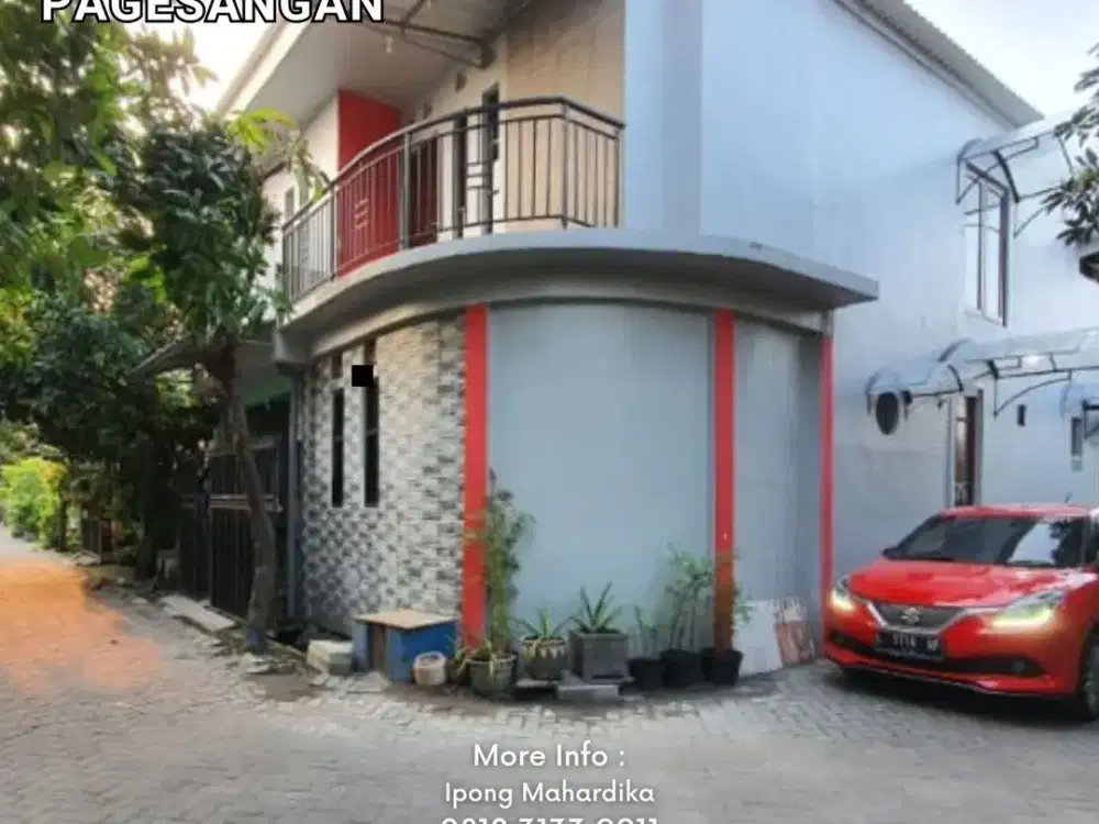 Rumah 2 Lantai 5KT Pagesangan Jambangan Surabaya