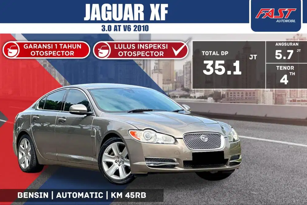 JAGUAR XF 3.0 AT V6 2010 VERY LOW KM.45RB ANTIK VERY GOOD CONDITION