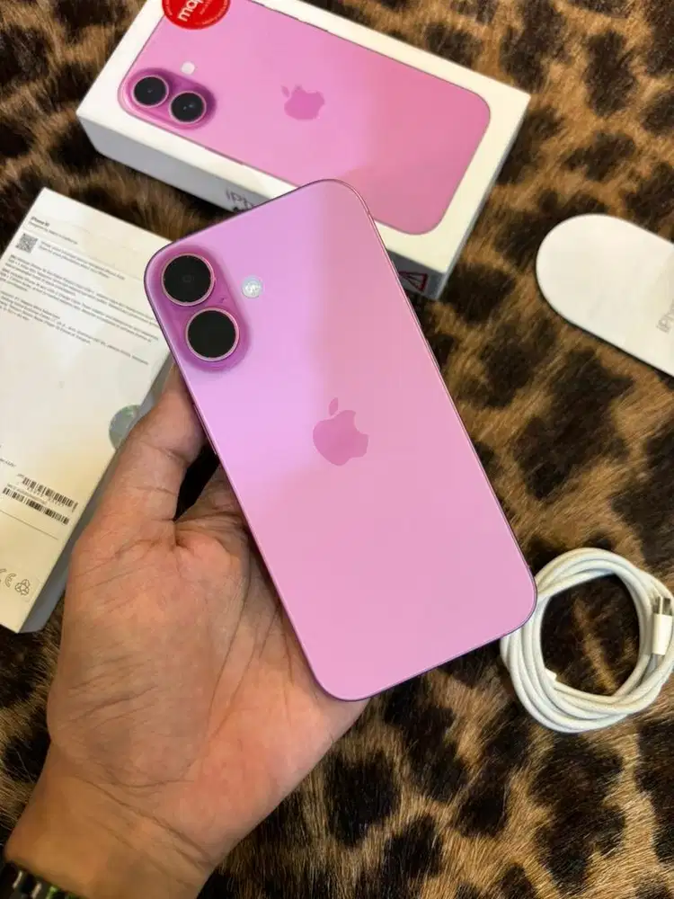 iPhone 16 128GB BH89 Resmi (Pink)