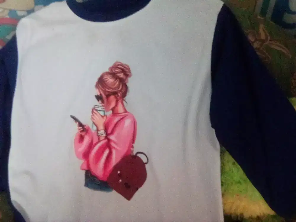Fashion wanita sweater sweet girl