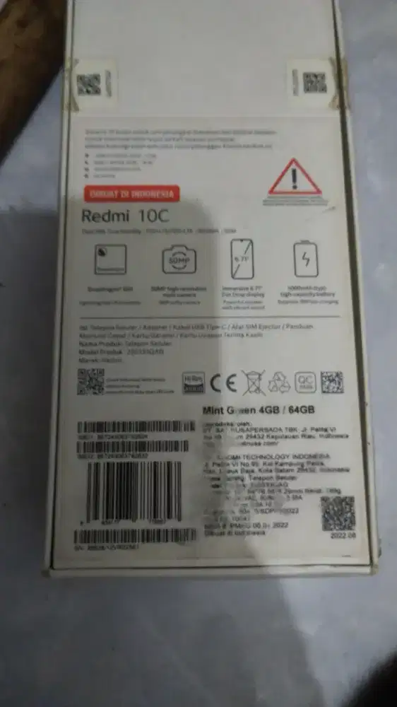 jual xiomy 10c 4 gb/64gb