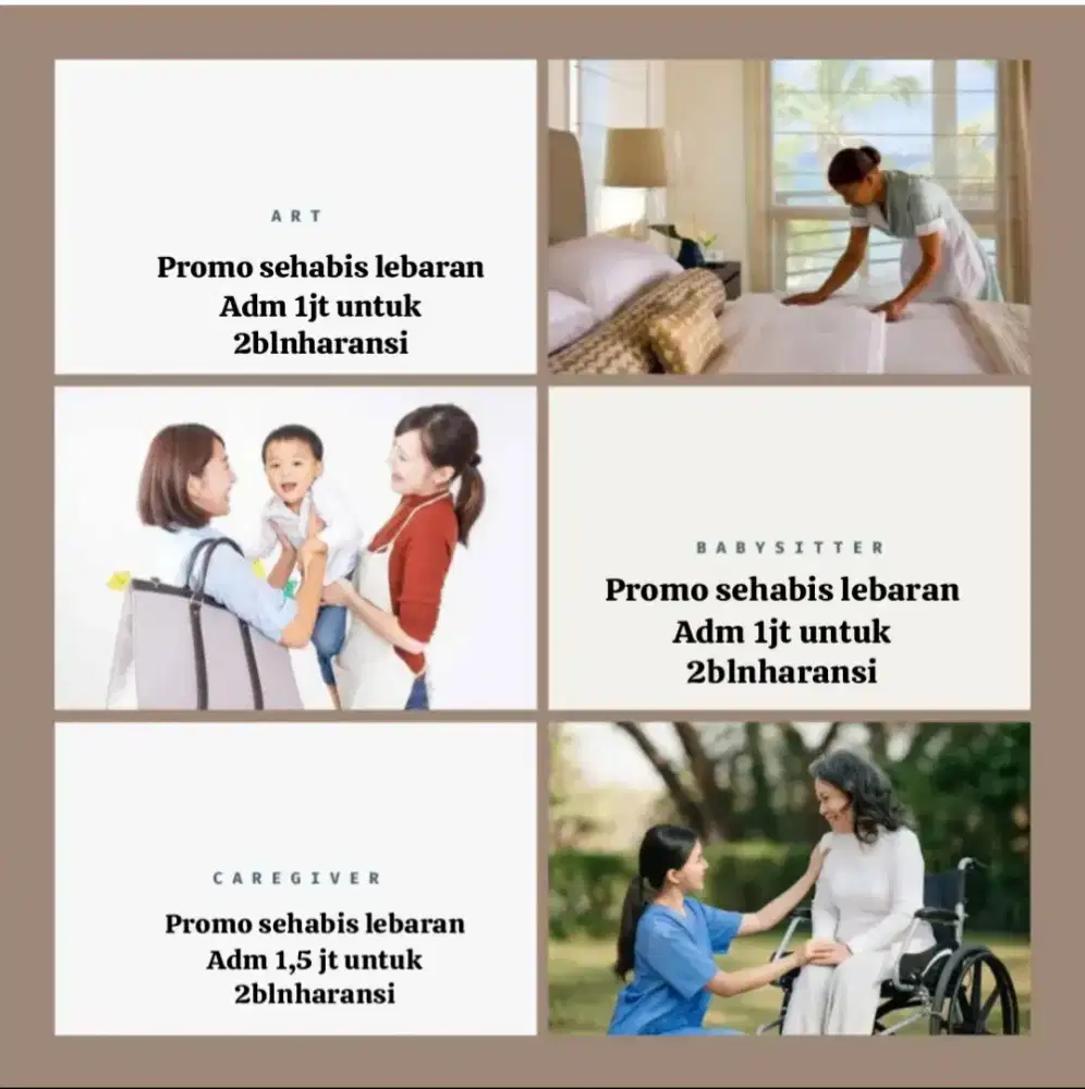 PENYEDIA JASA ART BABYSITTER DAN CAREGIVER BANDUNG