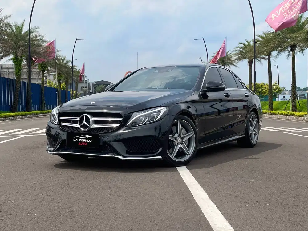 MERCEDES BENZ C250 AMG LINE 2.0 TURBO FULL SPEC 2016 HITAM 2015 W205
