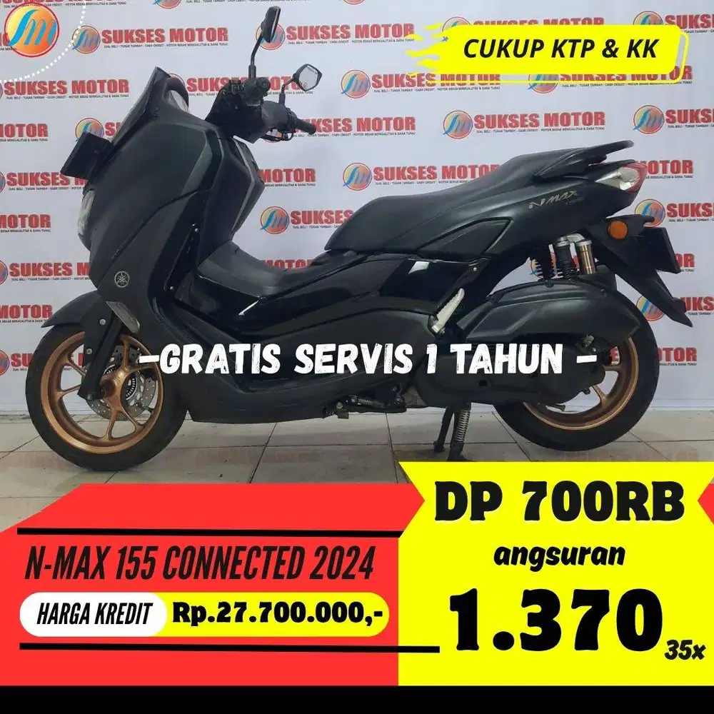 DP HANYA 700RIBU KREDIT YAMAHA NMAX CONNECTED 2024 ANGSURAN RINGAN