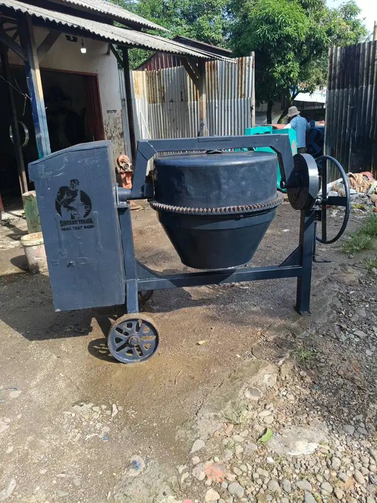 Jual Mesin Molen Beton Mquip Gentong 350liter Siap Pakai