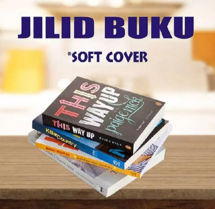 Jilid SOFT COVER Bisa Satuan - Bisa sekalian Print warna