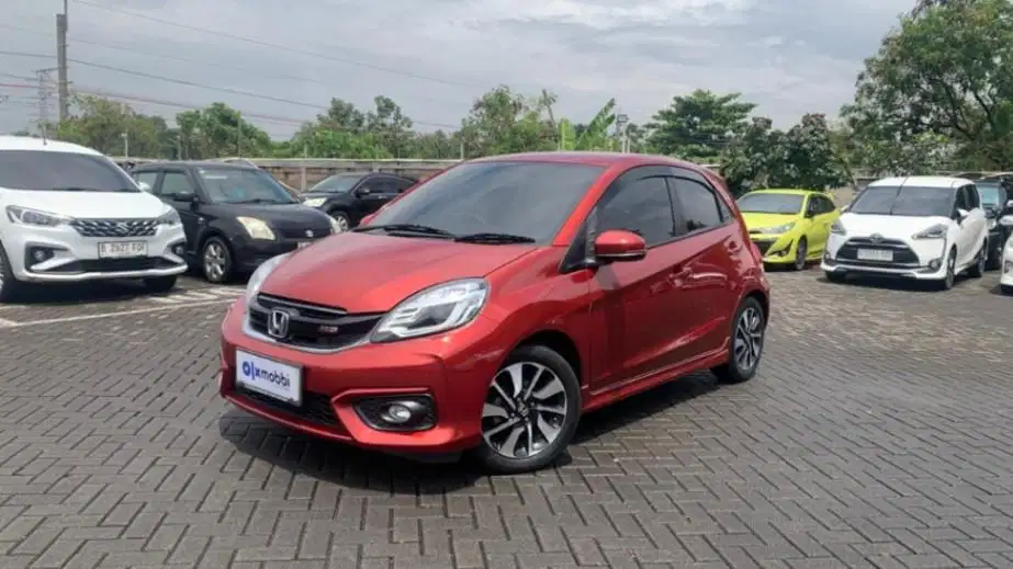 TDP 6,JT, Honda Brio 1.2 RS Bensin-MT Merah 2018