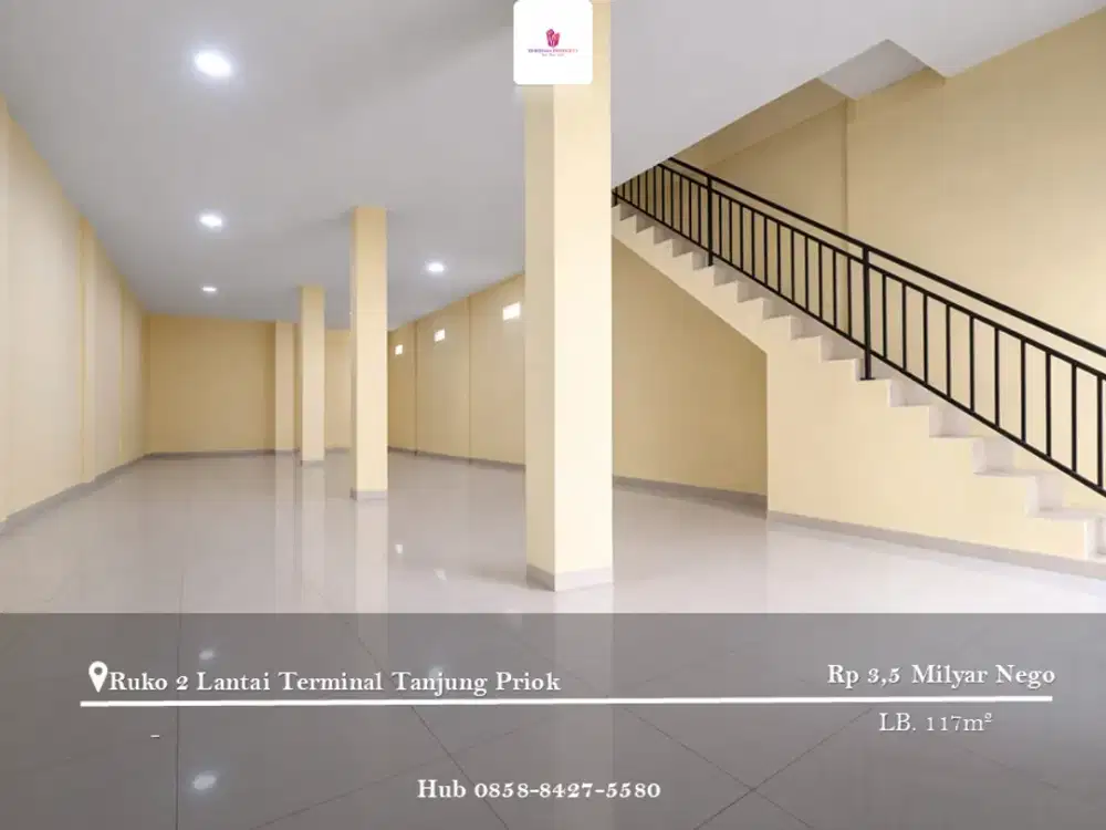 Dijual Ruko 2 Depan Gerbang Terminal Barang Tanjung Priok