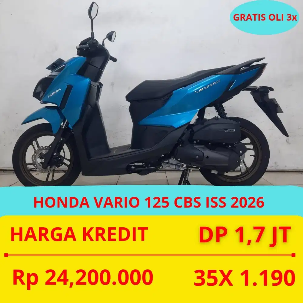 PROMO SUKSES MOTOR HONDA VARIO 125 CBS ISS 2026 DP MURAH 1,7 JUTA GUYS