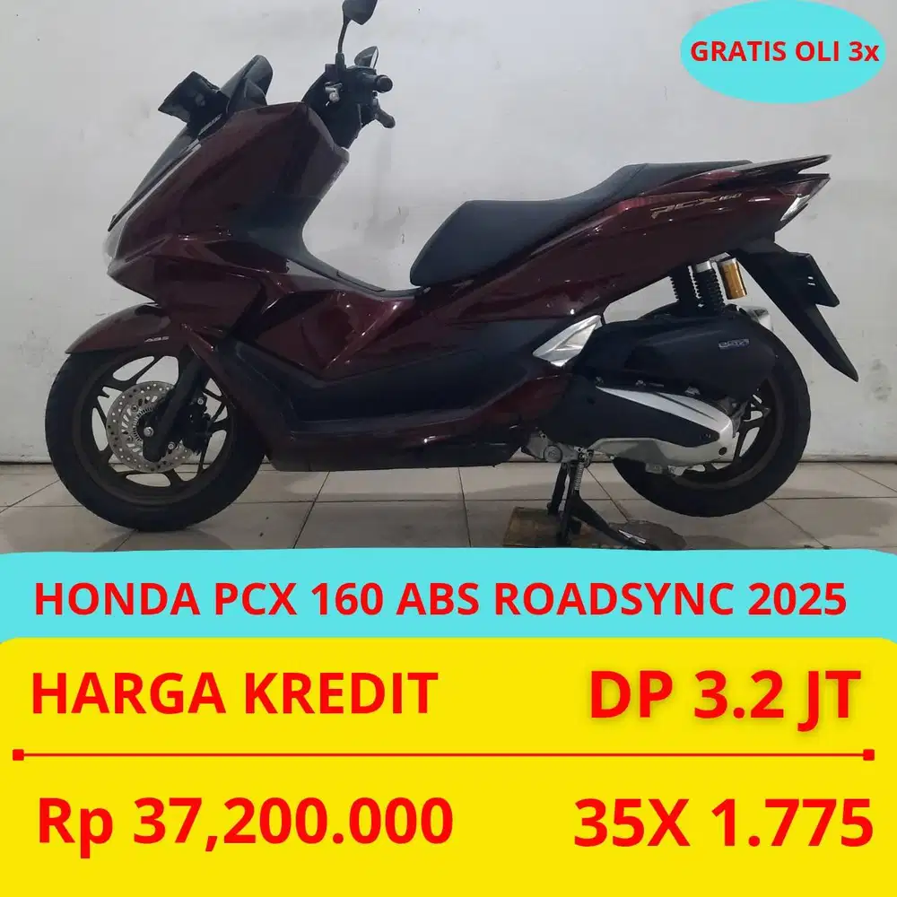 PROMO SUKSES MOTOR HONDA PCX 160 ABS ROADSYNC 2025 DP MURAH 3,2 JUTA