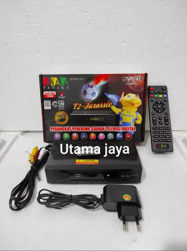 SET TOP BOX / STB TANAKA T2 JURASSIC BARANG BARU