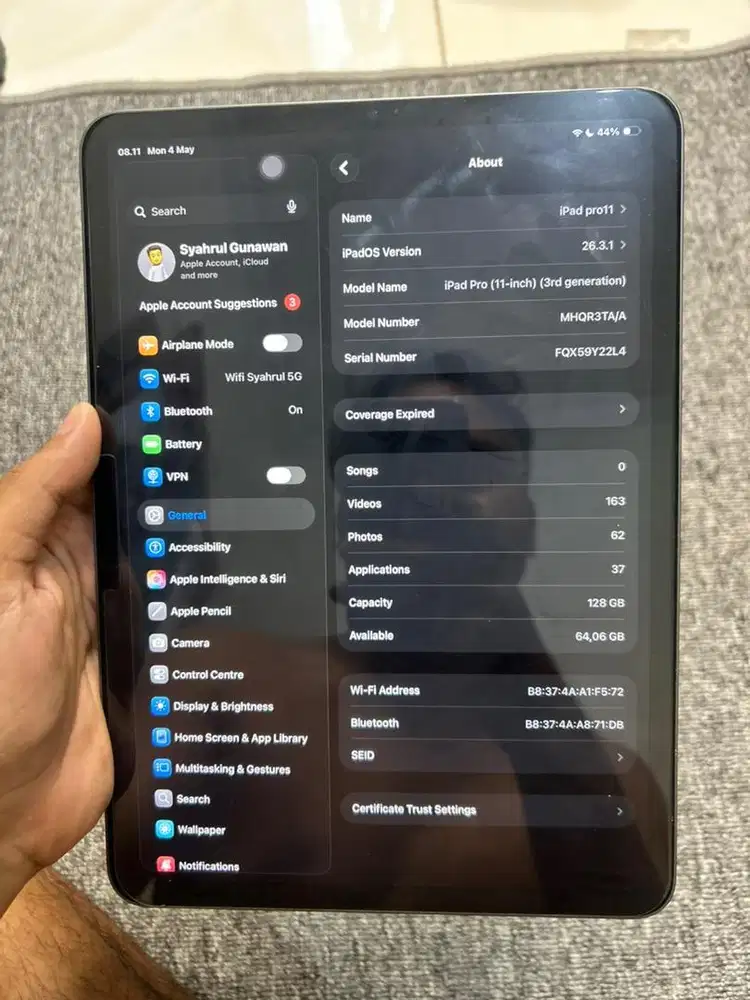 IPAD PRO M1 128 GB