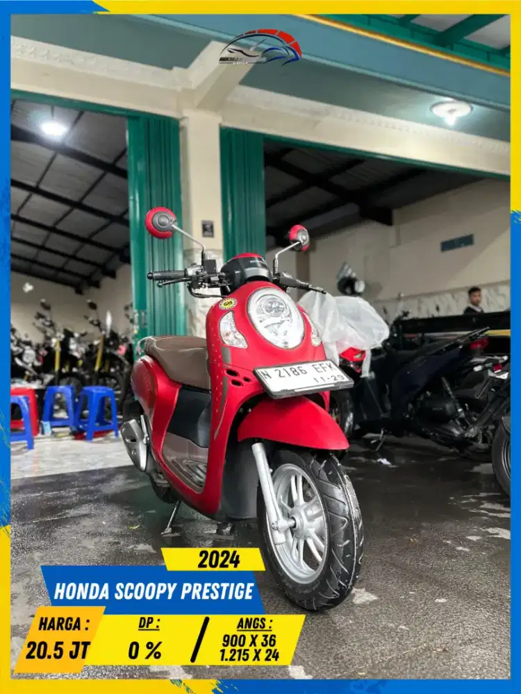 HONDA SCOOPY PRESTIGE 2024 MANTAP POLL HIKMAH MOTOR KEPUH MALANG