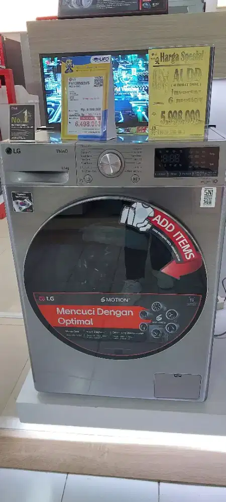 LG FRONT LOADING 8.5KG KREDIT DP 0 LANGSUNG ACC