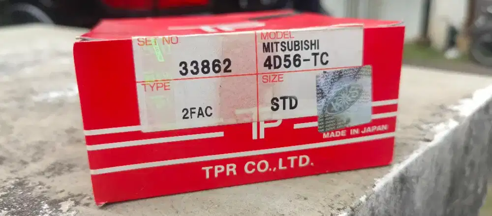 Piston Ring Set 4D56 Mitsubishi