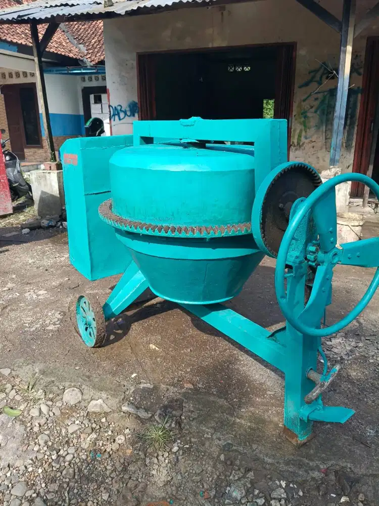 Jual Mesin Molen Beton Iron Globe Gentong Kokoh Siap Pakai