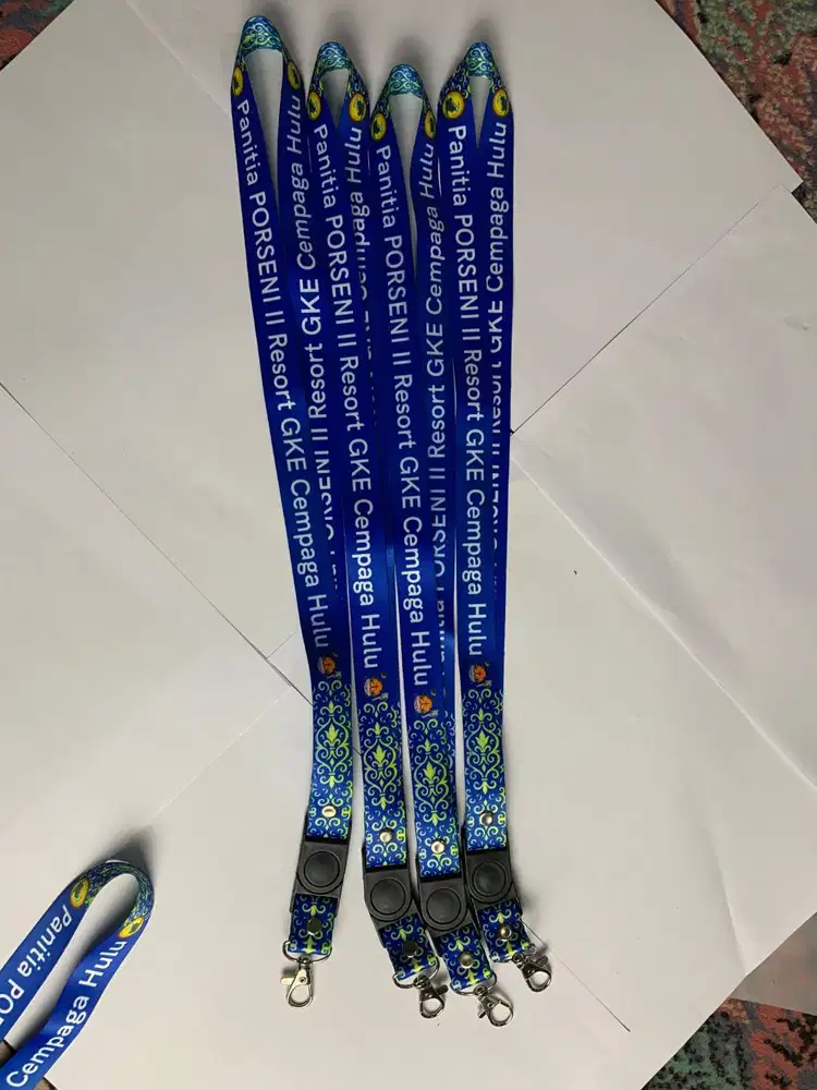 lanyard custome / tali lanyard custome / konveksi banjarmasin