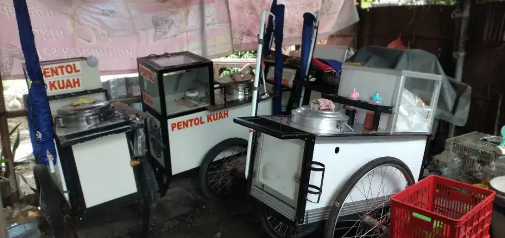 Gerobak pentol bakso