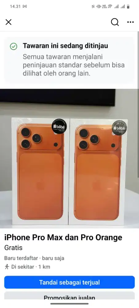 iPhone 17 Pro dan Pro Max Orange