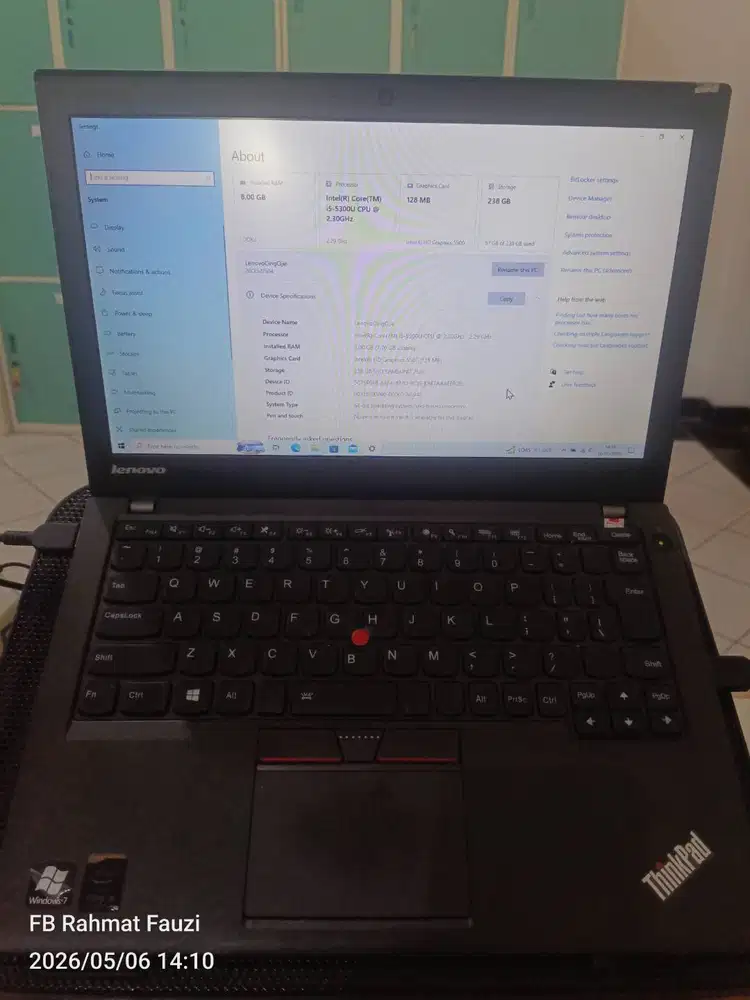 Laptop Lenovo x250 Mulus No Minus