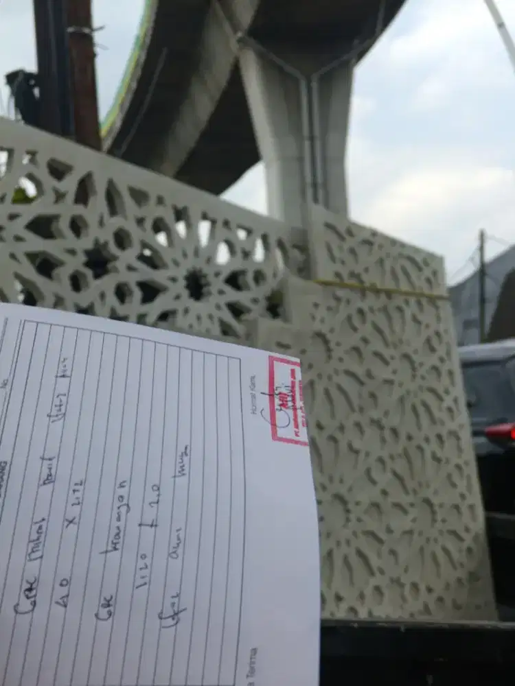 Krawangan GRC Lisplang Masjid Minimalis Modern di Ciledug