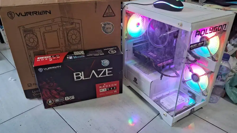 PC Gaming Ryzen 5 + RX 580 8GB | RAM 16GB | Murah Spek Gahar