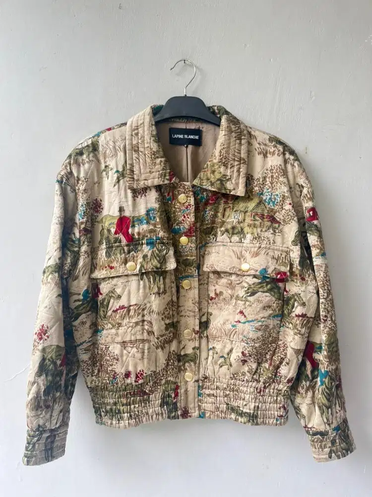 Jaket Lapine Blanche Vintage