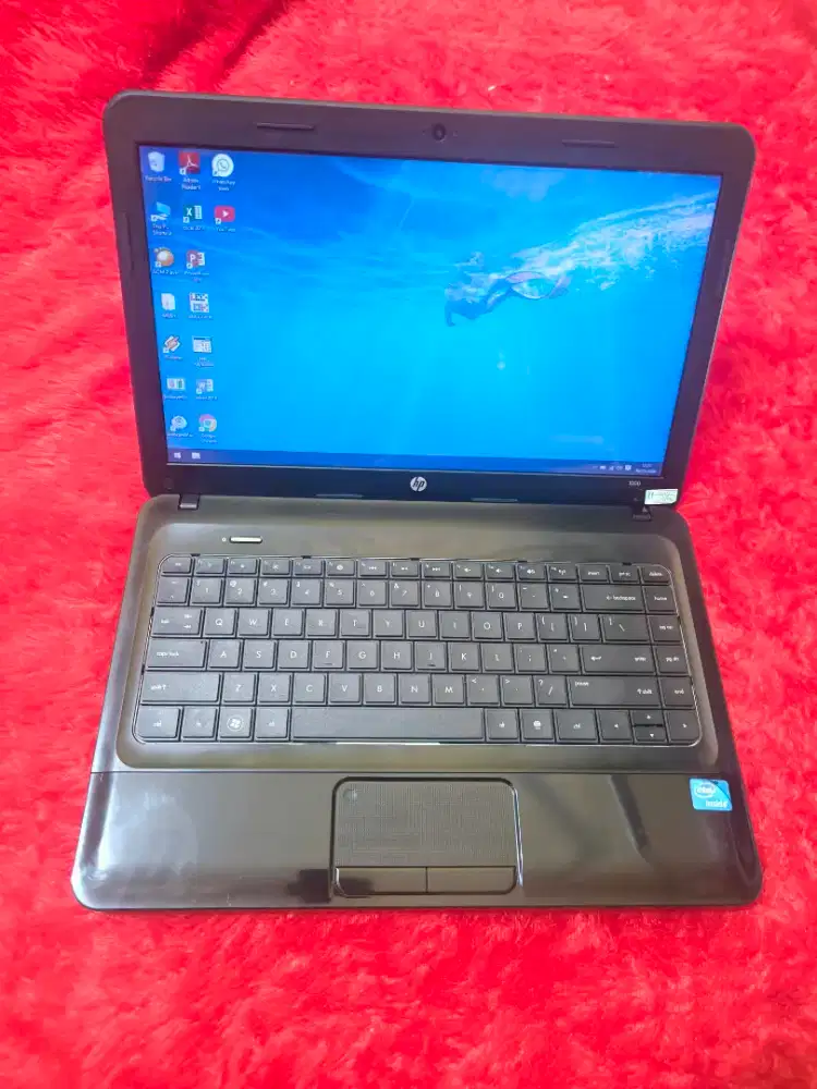 DIJUAL LAPTOP HP 1000 KENCANG.INTEL CELERON,RAM 8 GB,HDD 500 GB