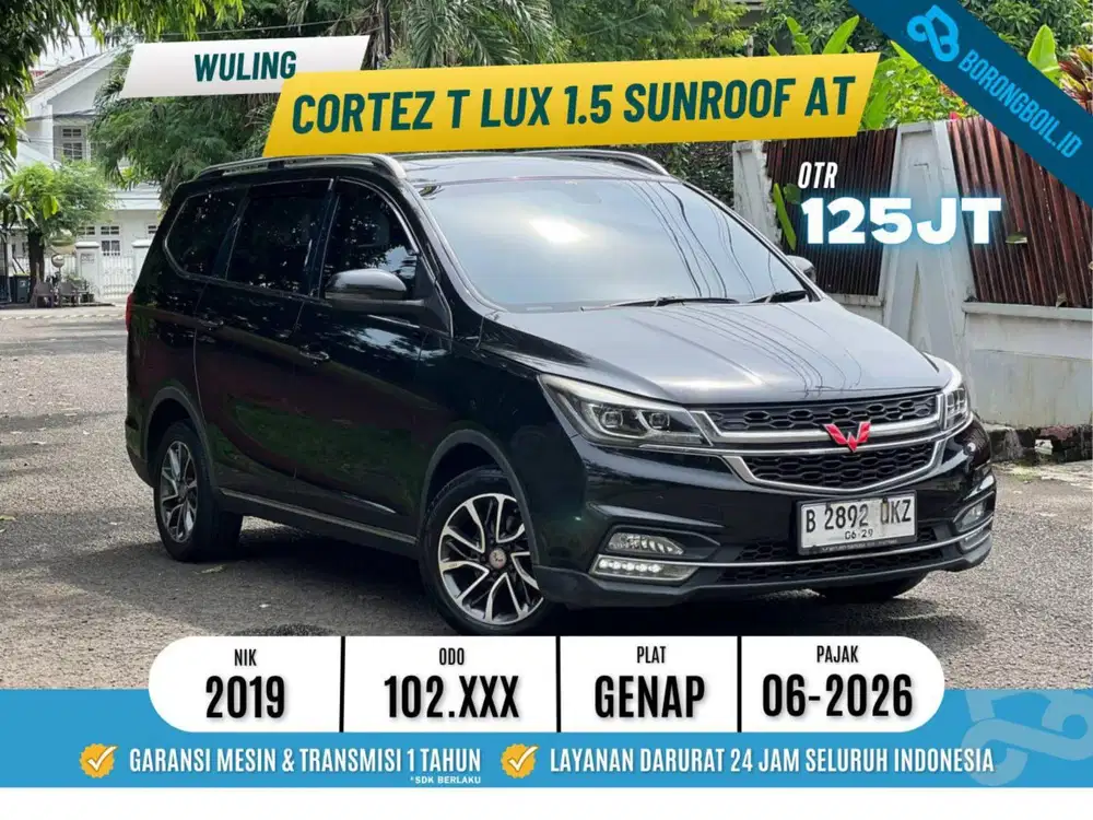 Wuling Cortez 1.5 L TLux 2019 Hitam Metalik