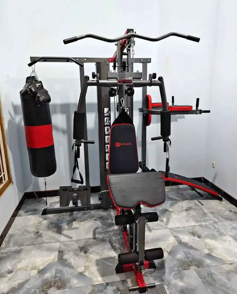 Home gym 3 sisi + leg pres