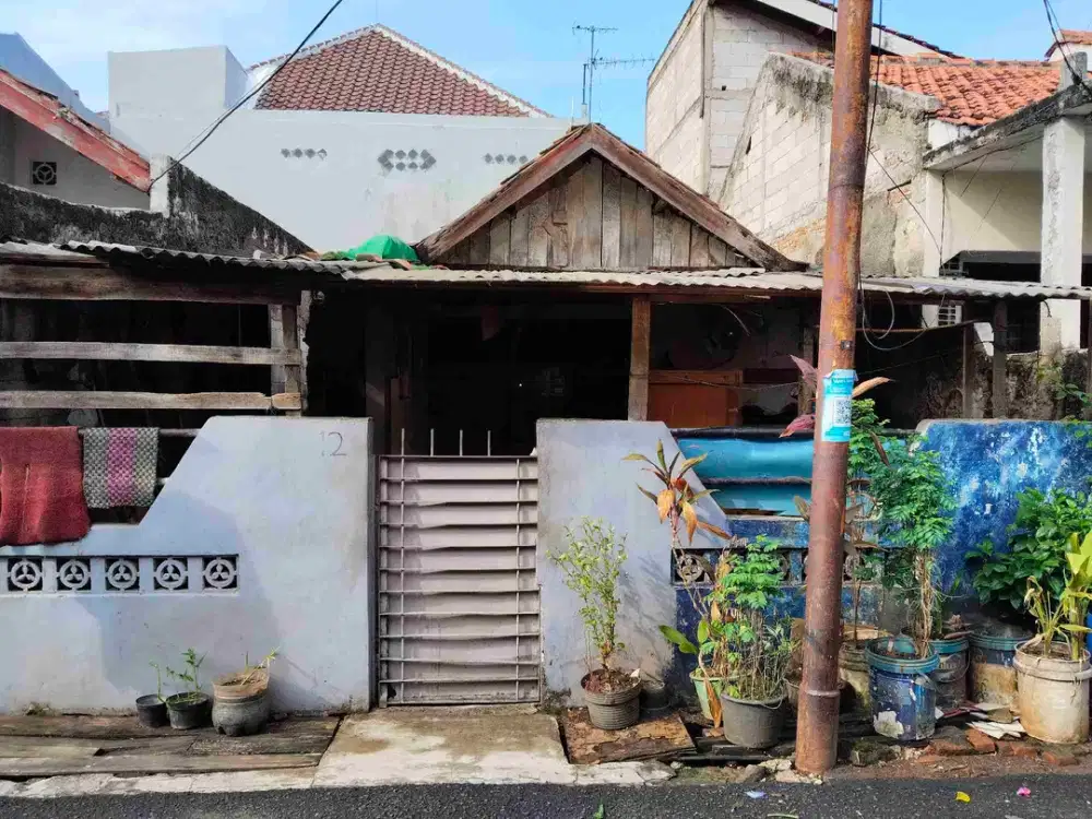 RUMAH MURAH HITUNG TANAH..! KOMPLEK ABADI DUREN SAWIT - JAKARTA TIMUR
