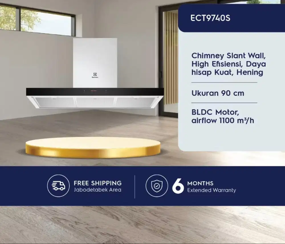 Electrolux Cooker Hood Chimney Wall ECT9740S