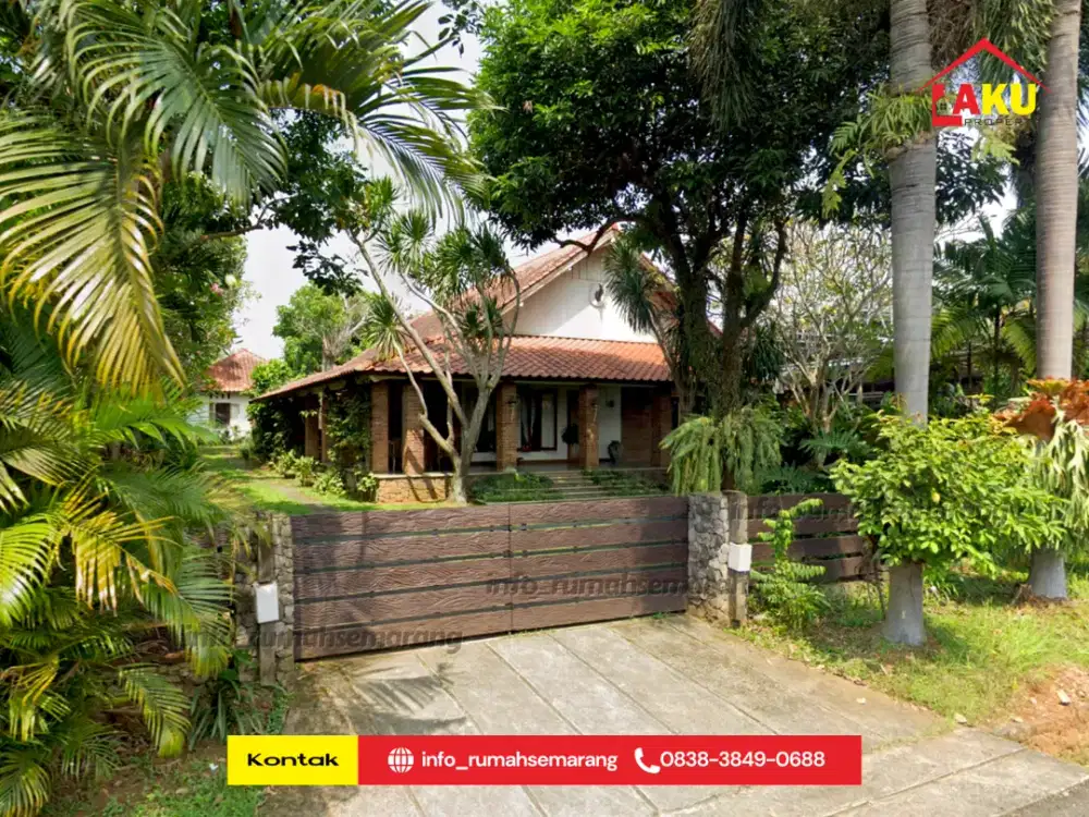 Dijual Rumah Mewah Artistik Lokasi Premium Banyumanik – Halaman Luas, SHM, Siap Huni
