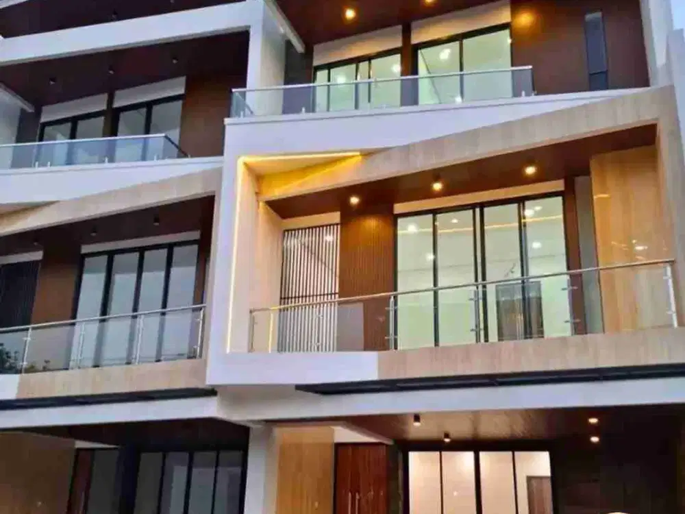 dijual brand new modern tropical house 3 lantai di villa raisan jagakarsa Jaksel