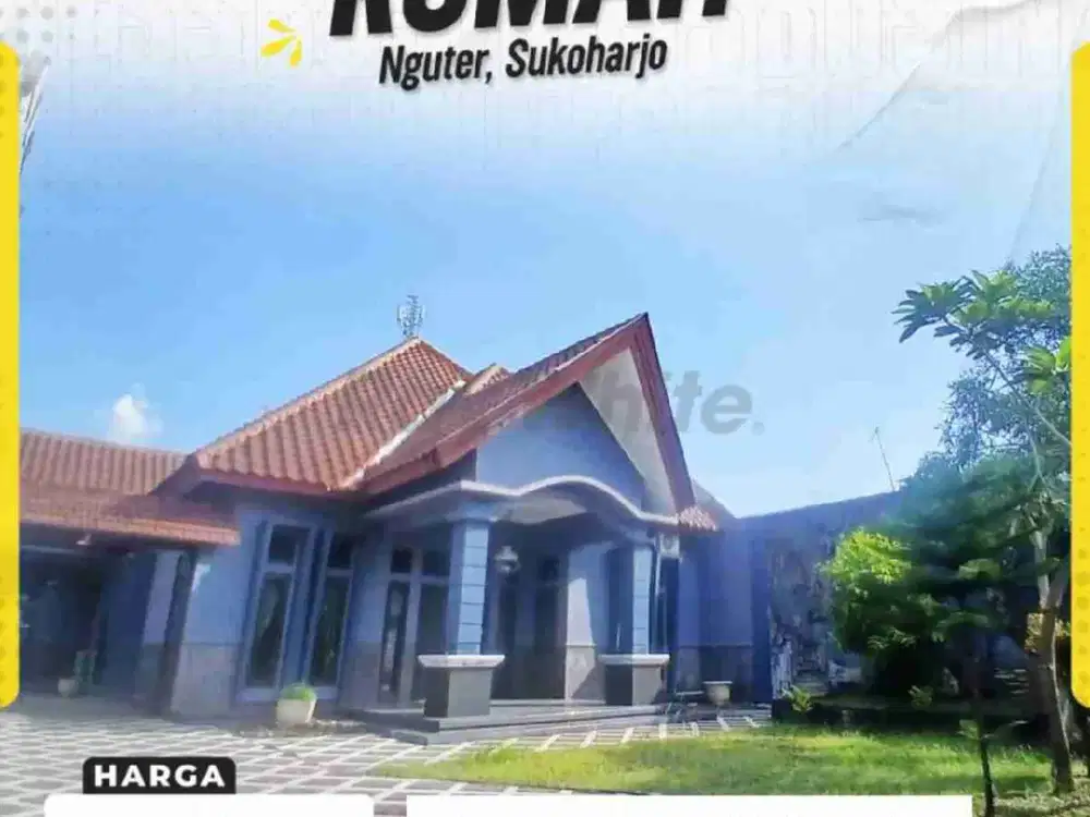 rumah mewah nguter sukoharjo dekat pasar