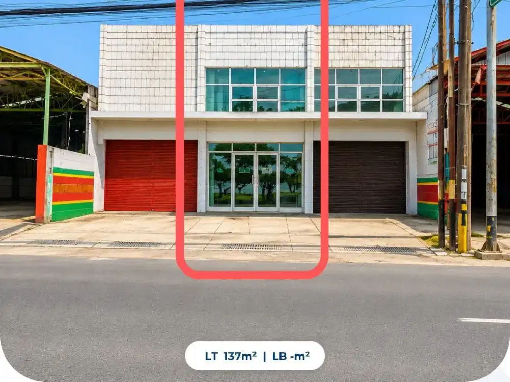4J. Dijual Murah Jalan Raya Sukahati, Toko Buah Mubarok 2 Rt.001 Rw.002, Kp. Sukahati, Kelurahan Sukahati,  Cibinong, Kabupaten Bogor, Jawa Barat