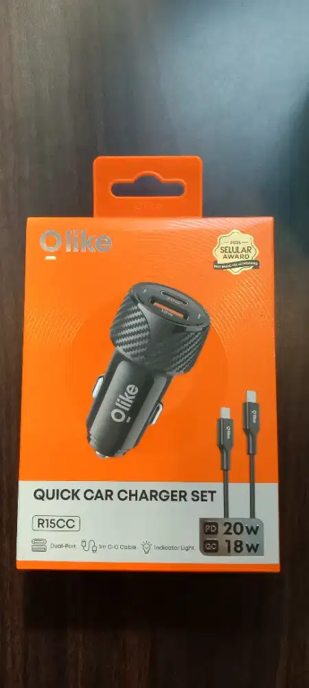 Olike R15CC Car Charger Mobil 38W