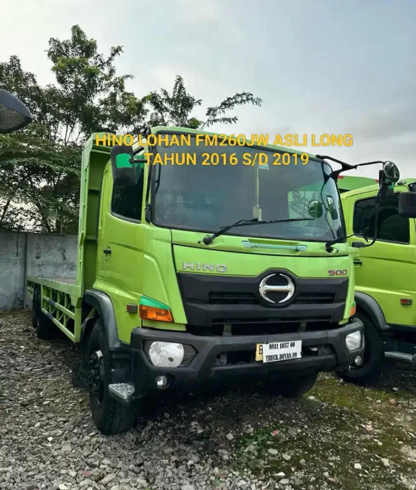 HINO LOHAN FM260JW ASLI LONG 6X4 LOAD BAK TRONTON ISTIMEWA SEKALI