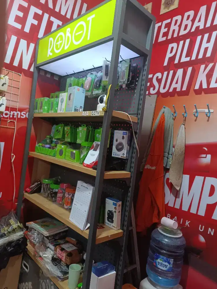 JUAL CEPET RAK DISPLAY BESI ROBOT 4 SUSUN