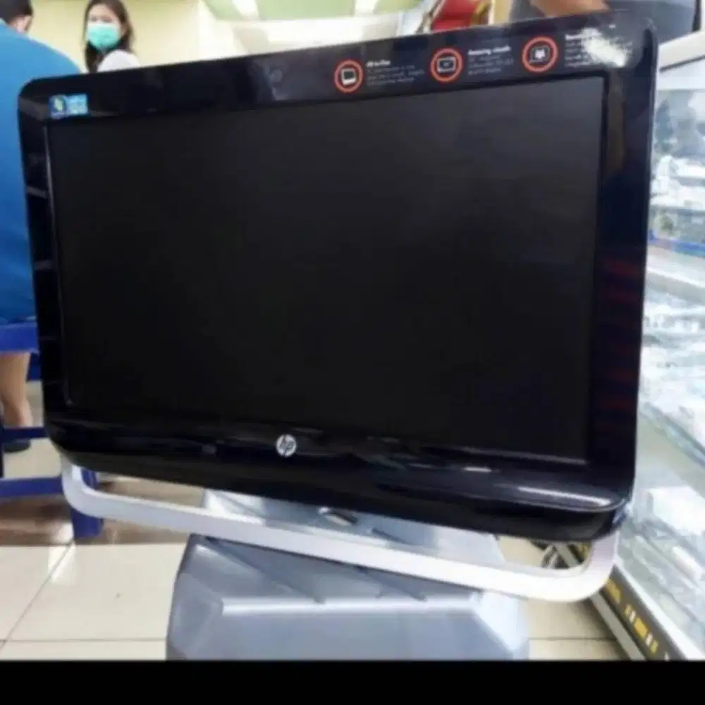 PC ALL IN ONE HP CORE I5 2400S RAM 8GB SSD 256GB LAYAR 20 INCH *RZC