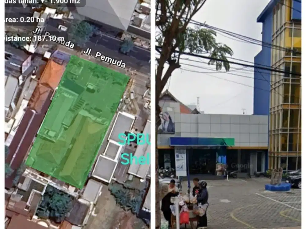 ‼️STRATEGIS PUSAT KOTA JALAN PEMUDA SURABAYA ‼️ DISEWAKAN TANAH + EX BANGUNAN KANTOR.