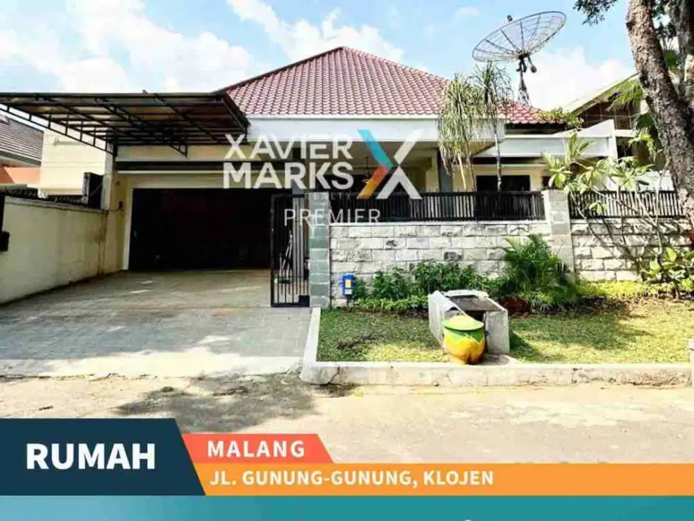 Dijual Rumah Mewah Siap Huni Area Jalan Gunung-Gunung, Klojen Tengah Kota Malang