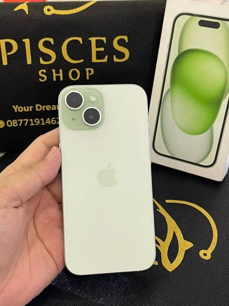 IPHONE 15 128 IBOX BH100 MULUS FULSET ORIGINAL