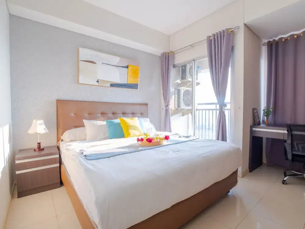 Lokasi Strategis Jakarta Pusat! Disewakan Apartment Murah Cosmo Terrace 1Br Full Furnish, Unit Nyaman,& Siap Huni (Sudirman, Tanah Abang, Bundaran Hi)